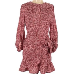 Princess Polly Maroon Floral Dalko Mini Dress